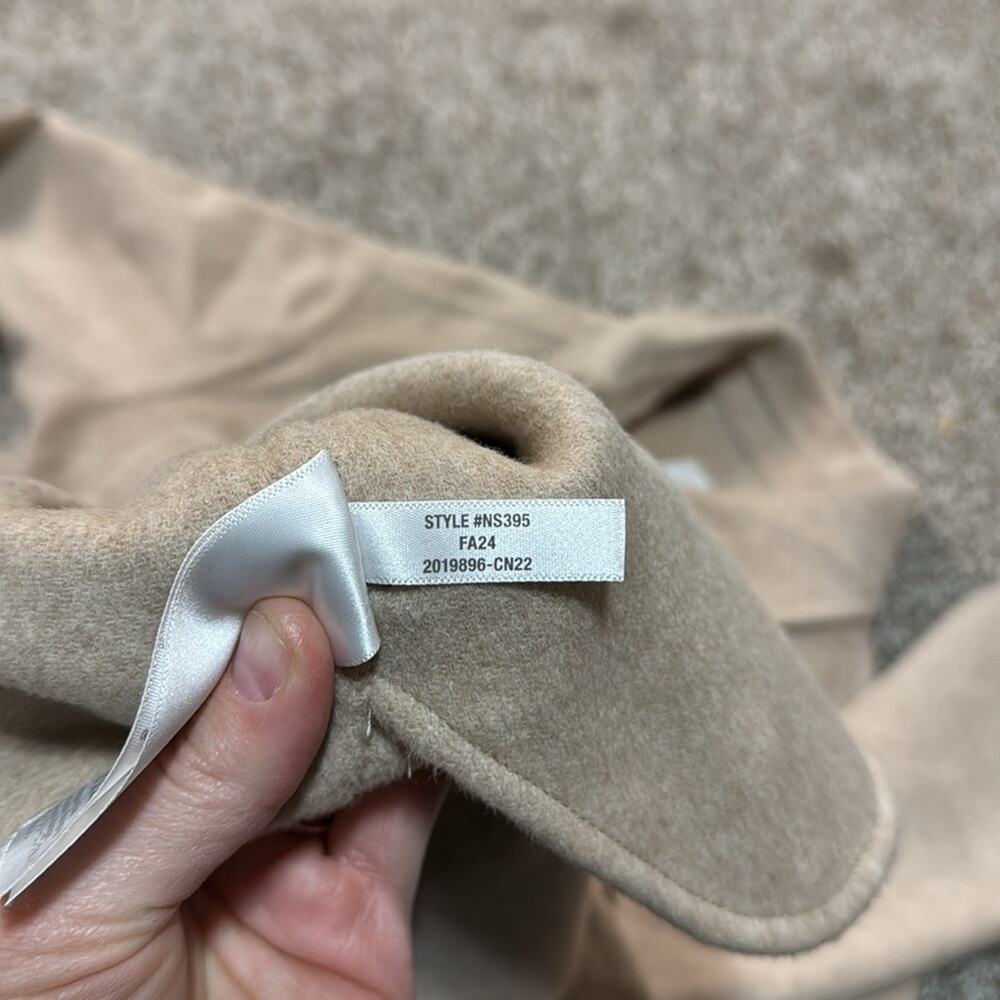 MADEWELL Women's Double-Faced Long Shirt-Jacket Size XS In Maple Oatmeal… - Picture 13 of 13
